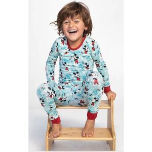 NWOT Little SLEEPIES Mickey winter wonderland pajama set 3T, $60 C40
